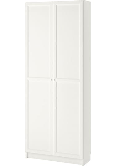 Kapaklı Kitaplık, Beyaz, 80x42x202 Cm Beyaz