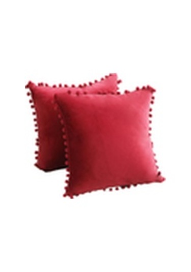 Gajeena Kırmızı Bohem Stil 45x45 Cm Yastık Kılıfı, Gizli Reçme, Yıkama Kolay, Konforlu, Dekoratif Ev Ve Araba Kullanıma Uygun Diğer