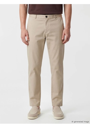Lc Waikiki Gri Regular Fit Gabardin Erkek Pantolon