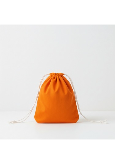 Baghashtag Turuncu Bez Kese 15 Cm X 20 Cm Diğer
