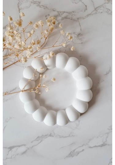 Bernami Mumluk Şamdanpinterest Bubble Dekoratif Tabak, Bardak Altlığı 2 Li Set Diğer