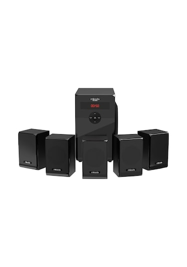 Mıkado Md-582bt, 110w, 5+1, Masaüstü, Usb/sd/fm/bluetooth, Siyah Kasa, Ev Sinema Sistemi