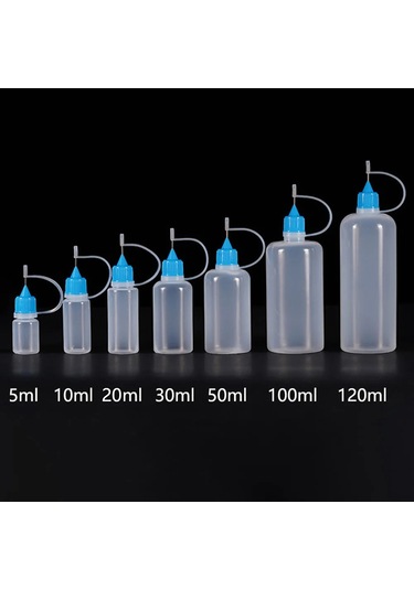 10ml 30ml Pe Plastik Sıkılabilir İpucu Aplikatör Şişe İğne Ucu
