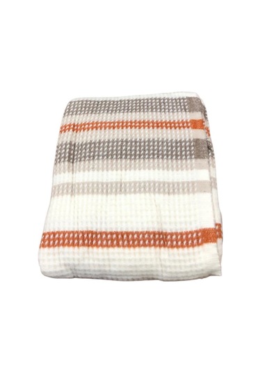 Dinarsu Cozy Life Pamuklu Skoç Tv Battaniyesi 130 X 170 Bej