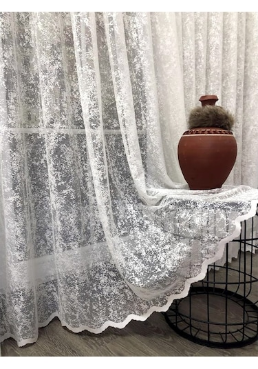 Evdepo Home Kullanıma Hazır Tül Perde (547245077)