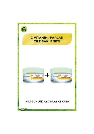 Garnier C Vitamini Parlak Günlük Aydınlatıcı Krem 2 x 50 ML