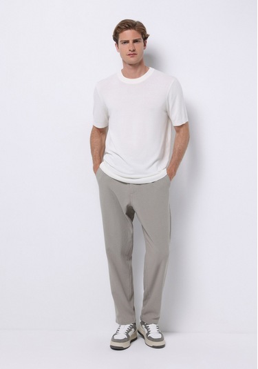 Colins Regular Fit Erkek Beyaz Kazak Cl1076168 Q1.v1 Ofw Beyaz