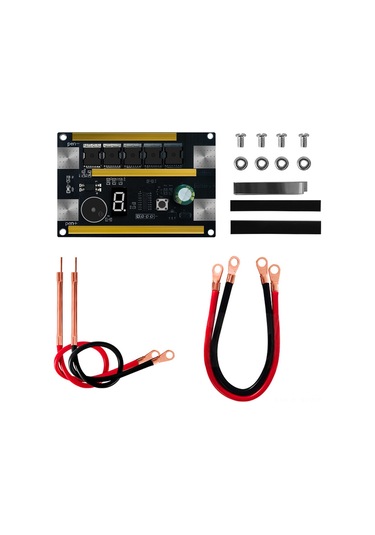 Yuntech01 12v 18650 Lityum Pil Spot Kaynak Makinesi - 9 Seviye Güç Regülasyonlu, Pcb Devre Kartı, Dıy Seti, Kapaklı/kapaksız Seçeneği