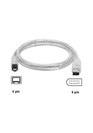 Firewire 6 Pin To 4 Pin Kablo 1394 Firewire 600/400 Kablo 1 M