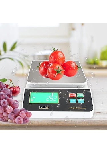 Suntek Su Geçirmez Dijital Mutfak Terazisi Lcd Ekran Yüksek 6kg 0.5g