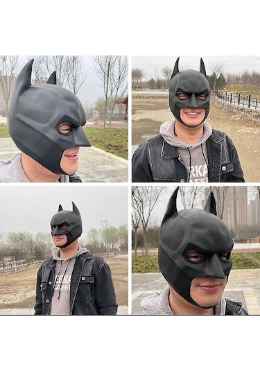 Erkekler İçin Batman V Superman: Adaletin Şafağı Yetişkin Yarım Maske Cosplay Partisi Cadılar Bayramı Karnaval Maskesi Aksesuarları Hediyeler