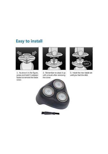 Philips At610 At620 Ft618 Ft658 Ft688 Ft600 Elektrikli Tıraş Bıçağı Aksesuarları İçin Yedek Tıraş Makinesi Başlığı