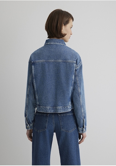 Mavi - Megi Mavi Premium Indigo Mavisi Jean Ceket 1110389-89162 Mavi
