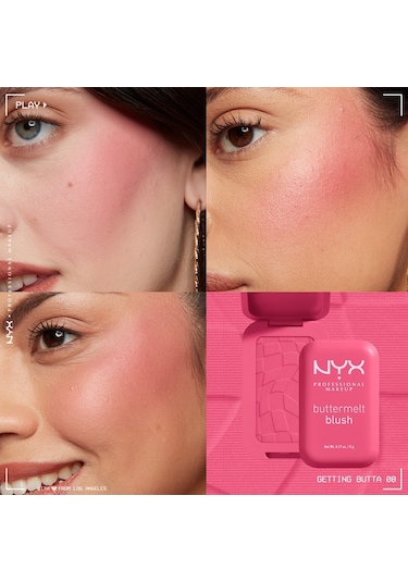 Nyx Buttermelt Blush Kremsi Pudra Allık - 08 Getting Butta 08