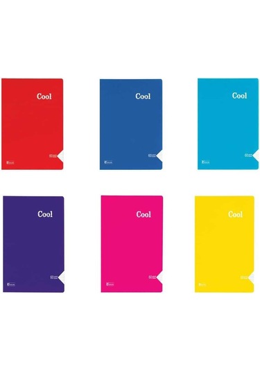 Defter A4 060 Yp.karelı Pp Kp.cool Keskin 6lı Set