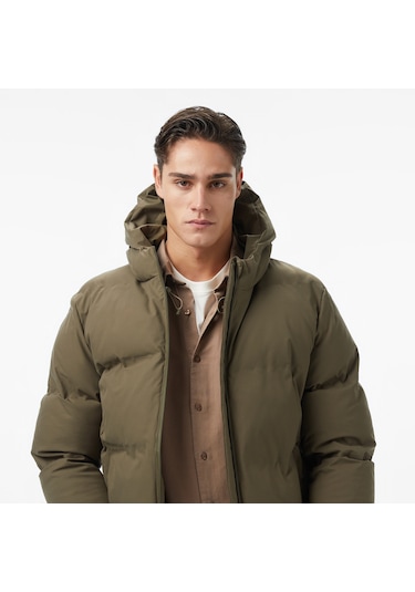 Nautica Erkek Yeşil Regular Fit Mont Desenli J57010t Yeşil