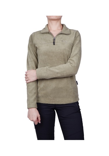 Alpinist High Hill Kadın Polar SweatShirt Haki