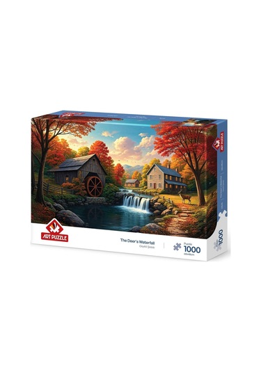 Geyikli Şelale 1000 Parça Puzzle