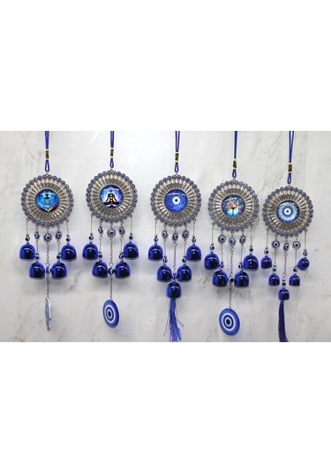 Metal Nazar Boncuğu Çan Model 9