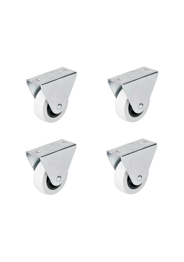 4 Adet Hts Sabit Tablalı Mobilya Tekeri Tekerlek Çap : 50 Mm Kod : 105