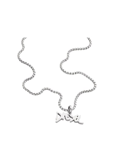 Diesel Djdx1468-040 Erkek Kolye Metalik Gri