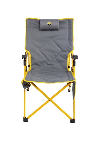 Comfort 3 Kademeli Katlanabilir Kamp Sandalyesi - Sarı Gri