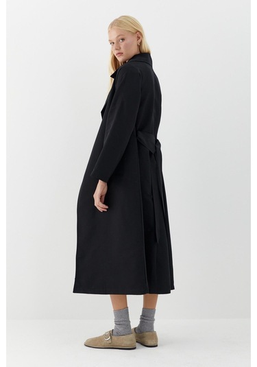 Lisa Trençkot Siyah Siyah