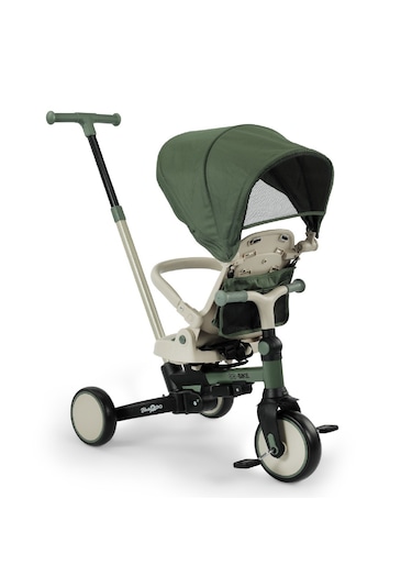 Baby2go Go Bike 6 İn 1 Üç Tekerli Katlanabilir Bisiklet Yeşil Yeşil