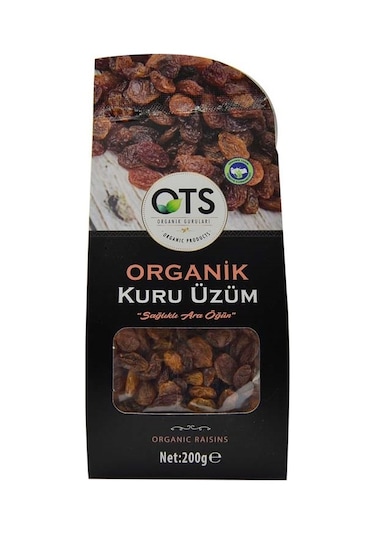 Ots Organik Kuru Üzüm 200 G
