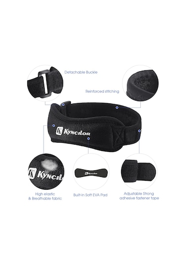 Kyncilor-1 Adet Patella Koruyucu Destek Kayışı Diz Şok Emme Y24125bl