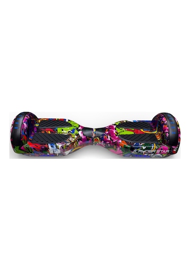 Elektrikli Kaykay Hoverboard  Bluetooth Hoparlörlü RS-S5 Grafiti Mix