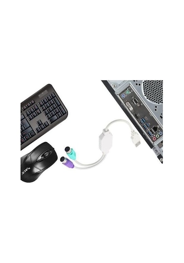SPEEDUF USB To Ps/2 Çevirici Kablo Kablolu USB To Ps2 Çevirici