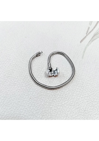 Fastbuy Unisex Paslanmaz Çelik Yılan Kemik Zincir Bilezik - Dıy Moda Takı Chınakobalt Menekşe Altın