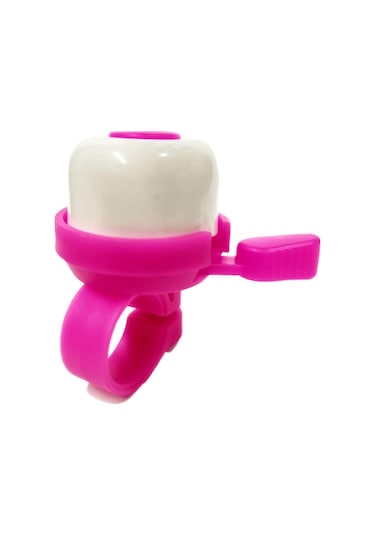 Sarissa Çocuk Bisikleti Zil 1. Kalite Plastik Gövde Metal Çan Pembe Beyaz Beyaz - Pembe