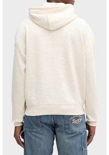 Tommy Jeans Erkek Sweat Dm0dm21834 Ae3 Bej Bej