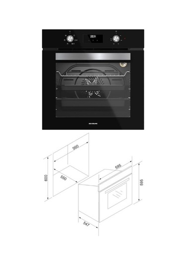 Silverline CS5801E7B01 S2-bo6502b02 Soho Davlumbaz 3457 Ankastre Set Siyah