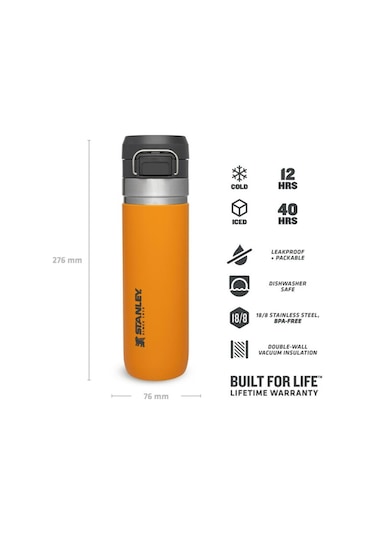 Stanley The Quick Flip Paslanmaz Çelik Termos 0.70 LT Safran