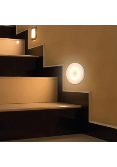 Sıladanal Hareket Sensörlü Usb Şarjlı Spot Lamba Mıknatıslı Ve Yapışkanlı Gün Işığı Renk Led Diğer