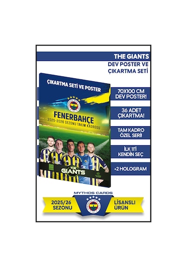 Fenerbahçe - The Gıants 2025/26 Poster Ve Çıkartma Seti