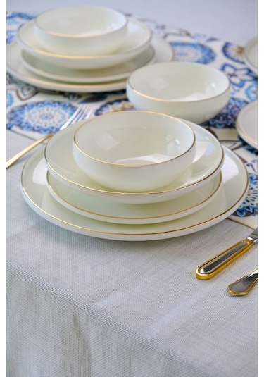 Leggno Chester Gold Yemek Takımı 6 Kişilik 24 Parça