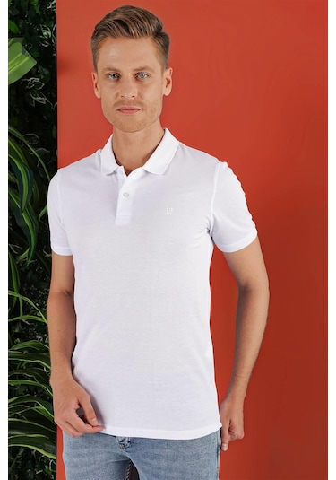 Ts 845 Beyaz Spor T-shirt Beyaz