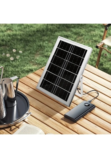 Boatshop1 Usb 4p 1 Adet Güneş Paneli 4 Usb Arayüzü Karavan Piknik Tekne Cep Telefonu Evcil Hayvan Yatağı İçin Solar Enerji Kaynağı