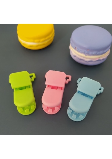 Sones 10 Adet Bebek Emziği Düşmeye Karşı Zincir Klipsleri Karikatür Timsah Klipsleri Emzik Kelepçeleri Renk Rastgele Gönderim