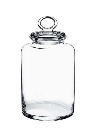 Kıtchen Cam Kapaklı Kavanoz Siyah