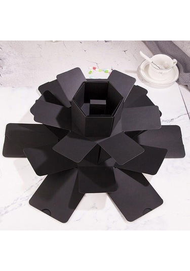 Sones Sürpriz Altıgen Çiçek Açan Kendin Yap El Yapımı Albüm Yaratıcı Fotoğraf Kutusu Yıldız Hediye Kutusu