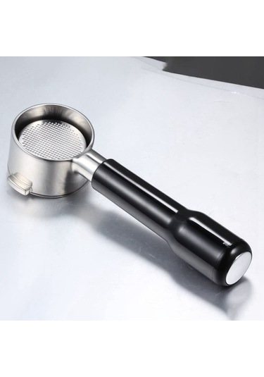 Metabagua Ecp3420 Ec155 Bco430 Ec260 Için 51mm Portafilter, 51mm Dipsiz Portafilter 2 Kulak Yedek Parçaları Vef58n Siyah - Gri