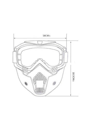 Jet Kask Maskesi Motosıklet Kask Maskesi
