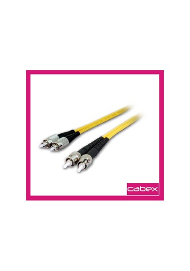 Cabex - SM FC-ST Dublex Fiber Optik Patchcord Singlemode 2 MT