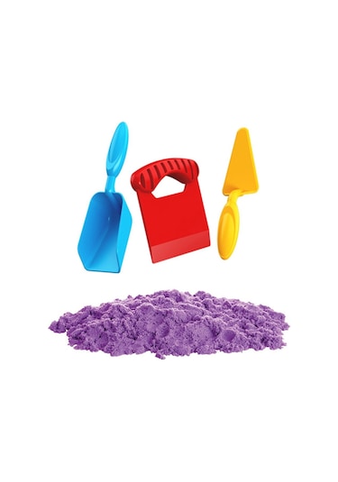 03694 Dede Aksesuarlı Mor Kinetik Oyun Kumu 1000 Gr