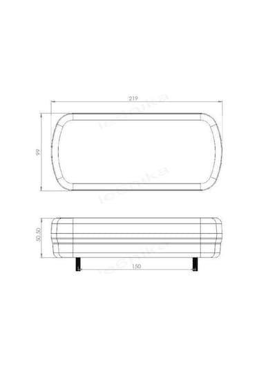 Neon Led Arka Stop Lambası Takımı Sağ Sol 12 Volt Üniversal